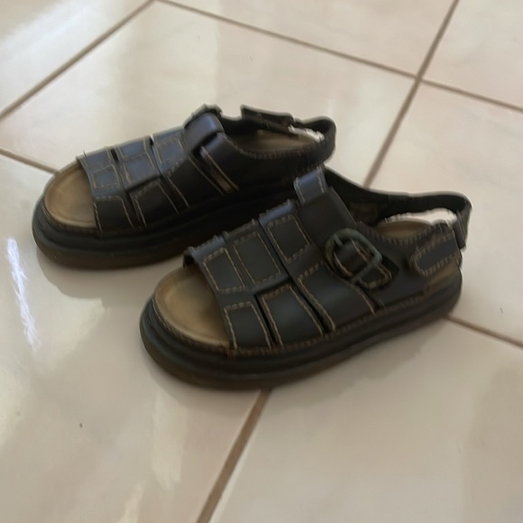 Vintage Child’s Canyon River Blues Y2K Style Platform Sandals. Size 3 - Picture 2 of 5